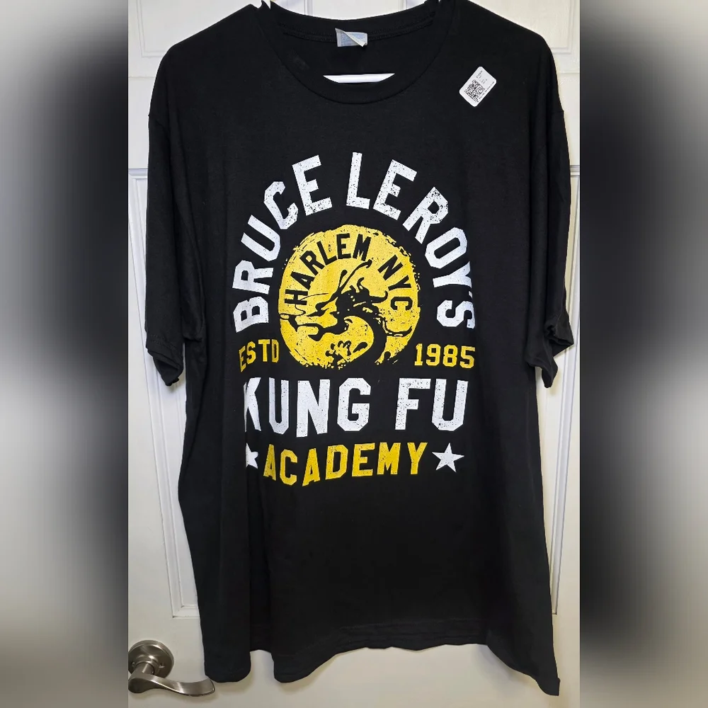 Bruce Leroy's Kung Fu Academy Harlem NYC 1985 Last Dragon Tshirt- Big & Tall 2XL - Picture 1 of 10